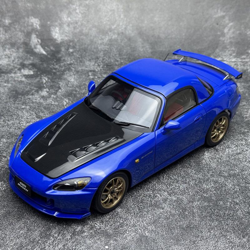 MOTORHELIX 1:18 for S2000 (AP2) MUGEN alloy car model collection and viewing items синий