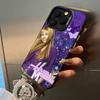 H-Hannah-M- Montana For iPhone 17 16 15 14 13 12 11 Pro Max XS  17 Air Silicone Colored Silver Bumper Cover