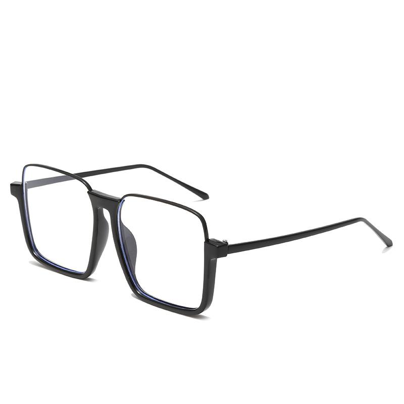 Sunglasses Women Men Oversize New Luxury Brand Design Retro Travel Drive Semi-Rimless Square Frame Vintage Sun Glasses Unisex