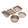 Bakeware Set Professional Carbon Steel Baking Pans Set with Cake Mold Baking Pans Pizza Tray for Home Kitchen