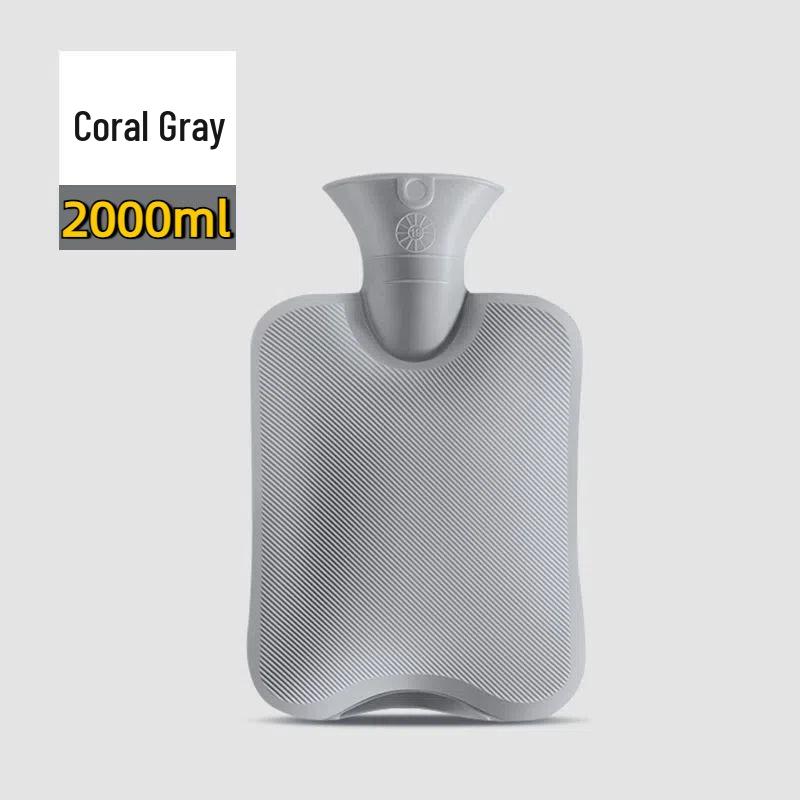 Large Portable Explosion-Proof Hot Water Bottle with Thickened Hand Warmer and Imitation Rabbit Fur