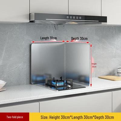 Zhaoran Folding Stainless Steel Kitchen Oil Splash Guard