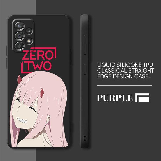 

Чехол Zero Two Peoples для Samsung Galaxy A73 A52 A33 A52s A23 A72 A22 A13 A13 A12 A32 A53 A42, мягкий квадратный жидкий чехол Samsung A23 4G(5G)