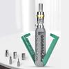 Convenient 14 in 1 Magnetic Screwdriver Set Ratcheting, and Adjustable Angle for Furniture, Home Appliances, DIY