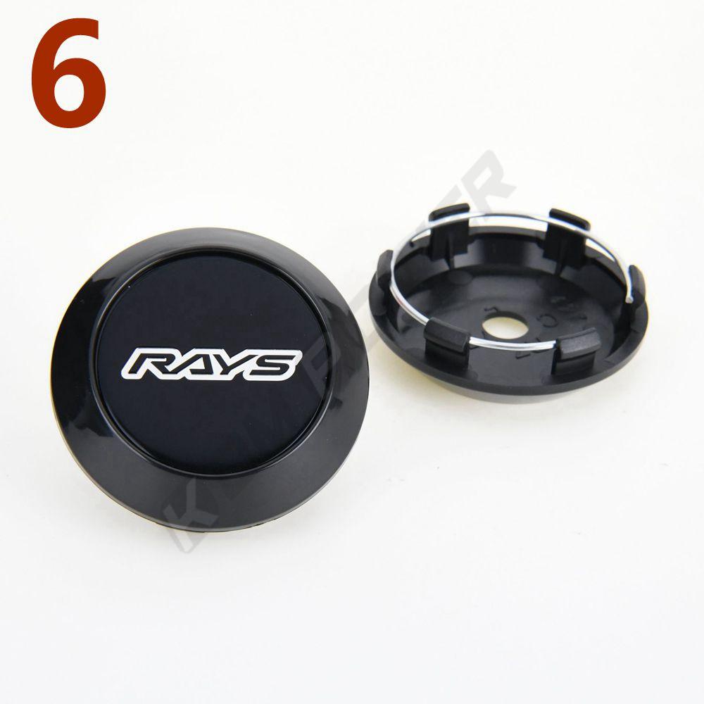 4 Piezas Diámetro Exterior 70MM / Diámetro Interior 63MM Tapa Central Deportiva para Llanta VOLK RAYS Tapa Central de Rueda Tapa de Cubo de Rueda