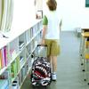 3 PZ Zaino con Ruote a Forma di Squalo per Ragazzi, Zaino Scolastico a Rotelle con Ruote, Zaini con Ruote per Bambini per Scuola Elementare, Scuola dell'Infanzia, Asilo
