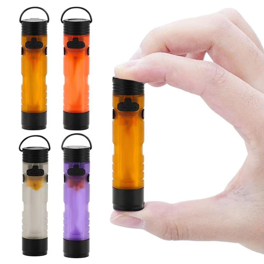 Portable LED Small Flashlight Lightweight Rechargeable Mini Flashlight Waterproof High Bright Keychain LED Light Emergency