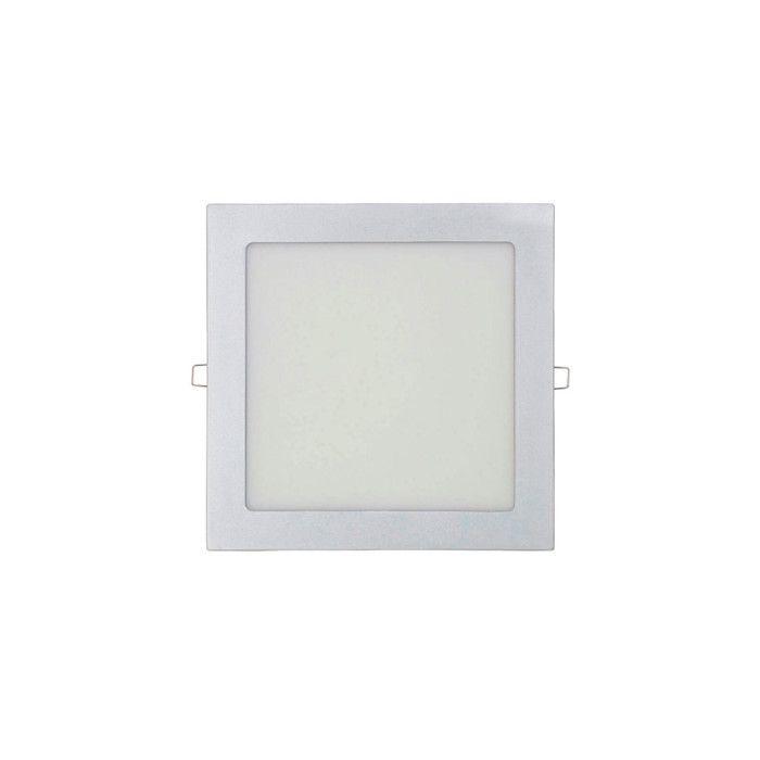 Downlight LED Encastrable Carré - 20W - 6400K - 1500lm - Chrome - 22x22cm - 31583