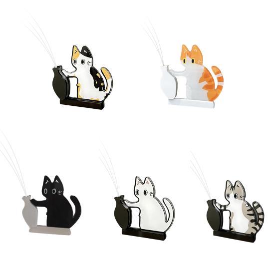 Cat Whiskers Holder Refrigerator Magnet, Cat Furs Keepsake Vase Fridge Magnet, Pet Memorial Decoration for Home, Kitchen