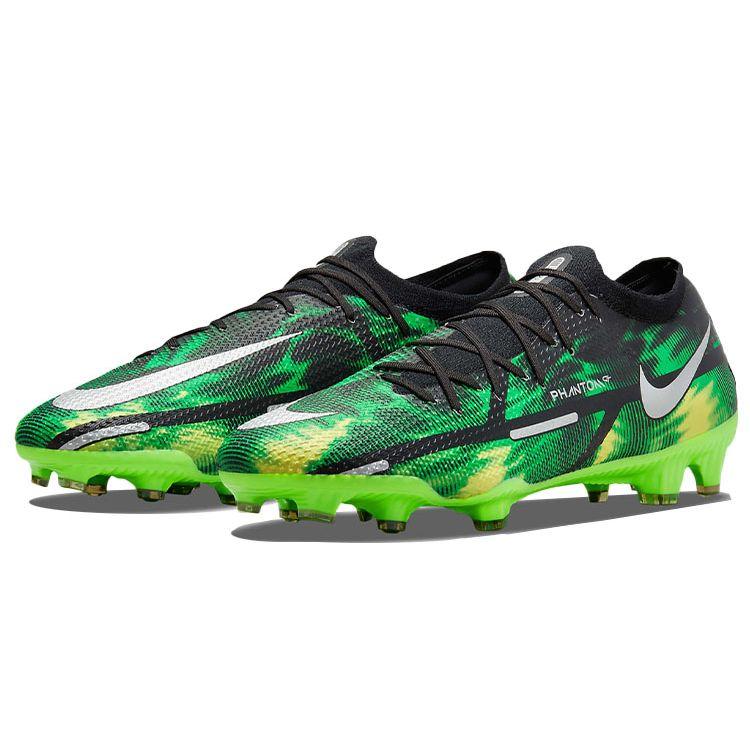 Nike Pantofi sport unisex Phantom GT2 Pro FG Shockwave Verde Negru Verde-Strike DM0734-003