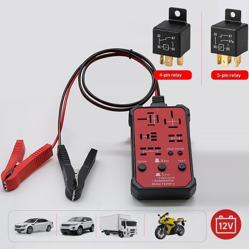 Automotive Relay Tester Voltage Tester Automotive Battery Inspector Led Indicator Universal 12V Automotive Electronic Relay Test