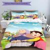 Warm Embrace Alps Print 3Pcs Bedding Set,Duvet Cover with 2 Bedro,Pillowcase Home Birthday Gift