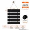With Jute Rope Hanging Chalkboard Sign Erasable Hanging Blackboard  Cafe Restaurant Home Decor