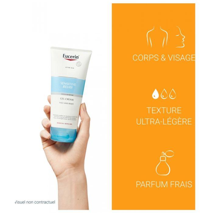 Eucerin Après-Soleil Sensitive Relief Gel-Crème Visage et Corps 200ml