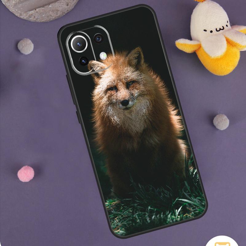 Cute Fox In Autumn Case For POCO X3 X5 X6 M6 Pro F6 F3 F5 M5s Xiaomi 14 13 Ultra 12 Lite 11T 12T 13T Pro Cover