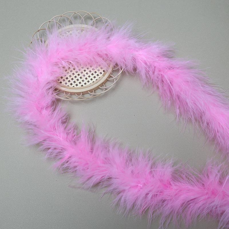 Color Feather Strip Encryption Bold Diy Decorative Turkey Fluff Strip Performance Clothing Skirt Accessories