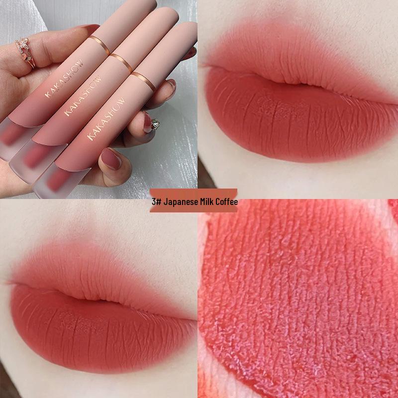

CVZ Matte Velvet Lip Cream: Non-Transfer Pigmented Lip Glaze, Influencer Style