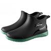 Fashion Men Rain Boots Waterproof Shoes Fashion Non-Slip Work Short Boots Outdoor Fishing Camping Rain Shoes Slip On Rubber Ankle Boots