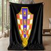 Croatia national football team Theme blanket Soft Flannel Fleece Blanket Warm Lightweight Throw Blanket for Home Sofa Bed