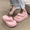 Women's Thick-Soled Flip-Flops - 2025 Non-Slip Toe-Post Sandals for Summer Beach Wear