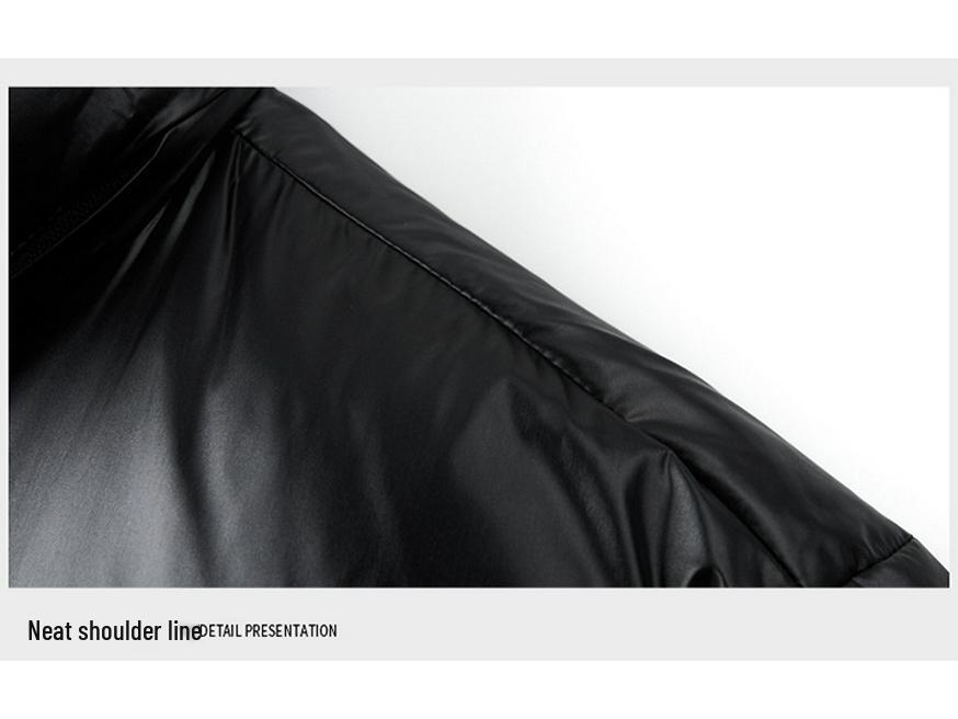 Men's 2025 High Fill 90 White Duck Down Jacket - Fashionable Thickened Winter Puffer for Middle Age