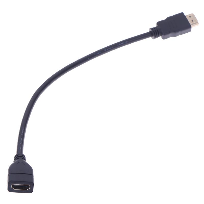 Cavo di prolunga HDMI maschio-femmina da 15 cm/30 cm, cavo di prolunga di protezione HDMI