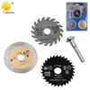 High-Speed Steel Circular Saw Blade for Wood, Metal, and Plastic Cutting - Fits Electric Grinders and Drills.