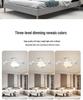 Integrated LED Ceiling Fan Light with E27 Screw for Restaurants and Homes