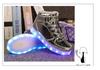 Scarpe da Skateboard High-Top con Luci e Ricarica USB: Taglie alla moda per Genitori-Figli, Coppie e Uomini