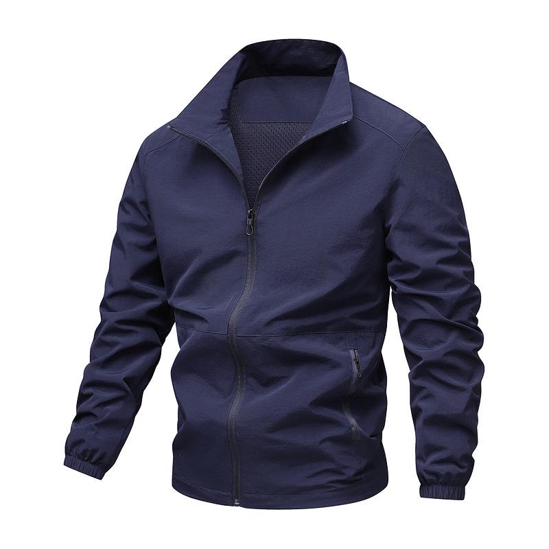 2025 Men's Casual Korean Style Baseball Jacket - Spring/Autumn Outdoor Sports Outerwear