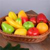 6Pieces Fruits Replicas Decorations User Friendly Simulation Fruits for Festival Decoration Realistic Home Accent