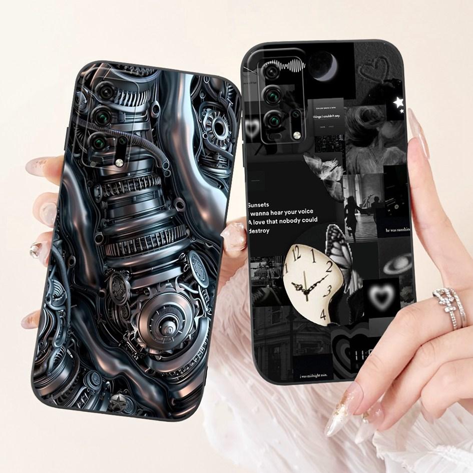 For Huawei Nova 5T Case YAL-L61 YAL-L71 YAL-L21 Honor20 Cover Cute Cartoon Silicone Lens Protective Cover For Honor 20 Pro Coque