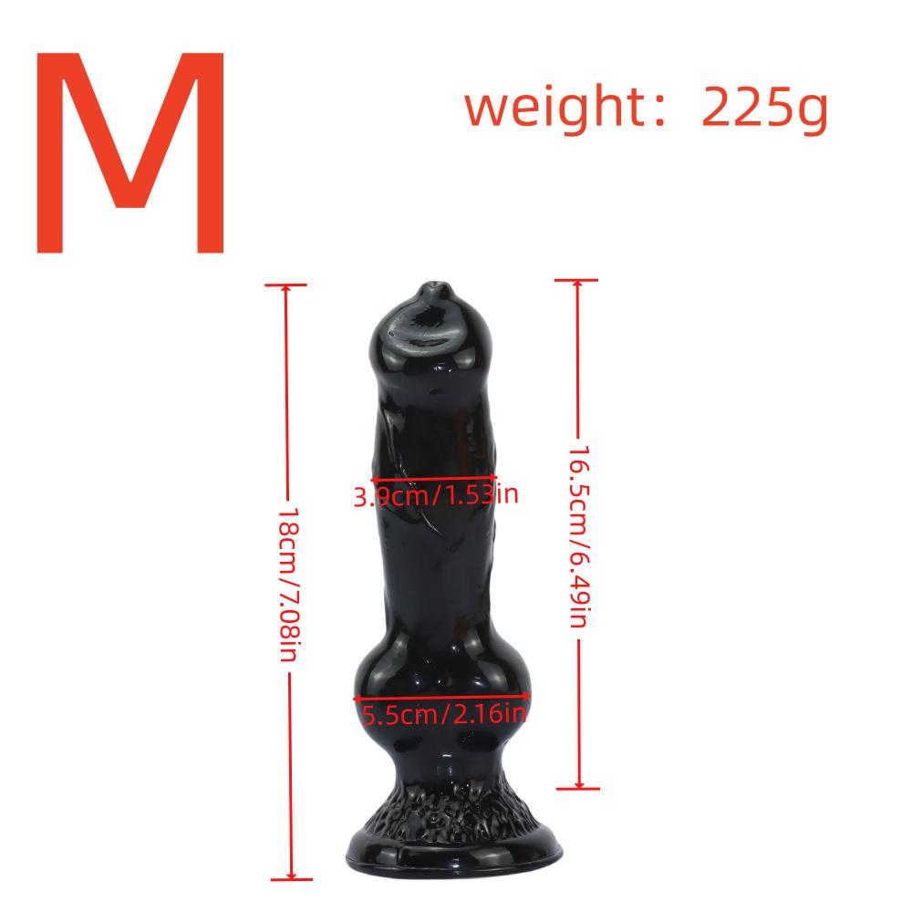 5-Size Realistic Dog Dildo – Extra Large, Thick, Long & Soft Animal Penis Toy for Women – Stretching Anal Plug & Adult Toy