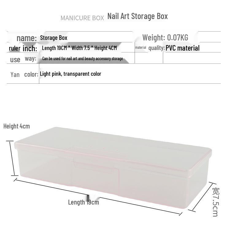 Nail Art Multi-Functional Storage Box