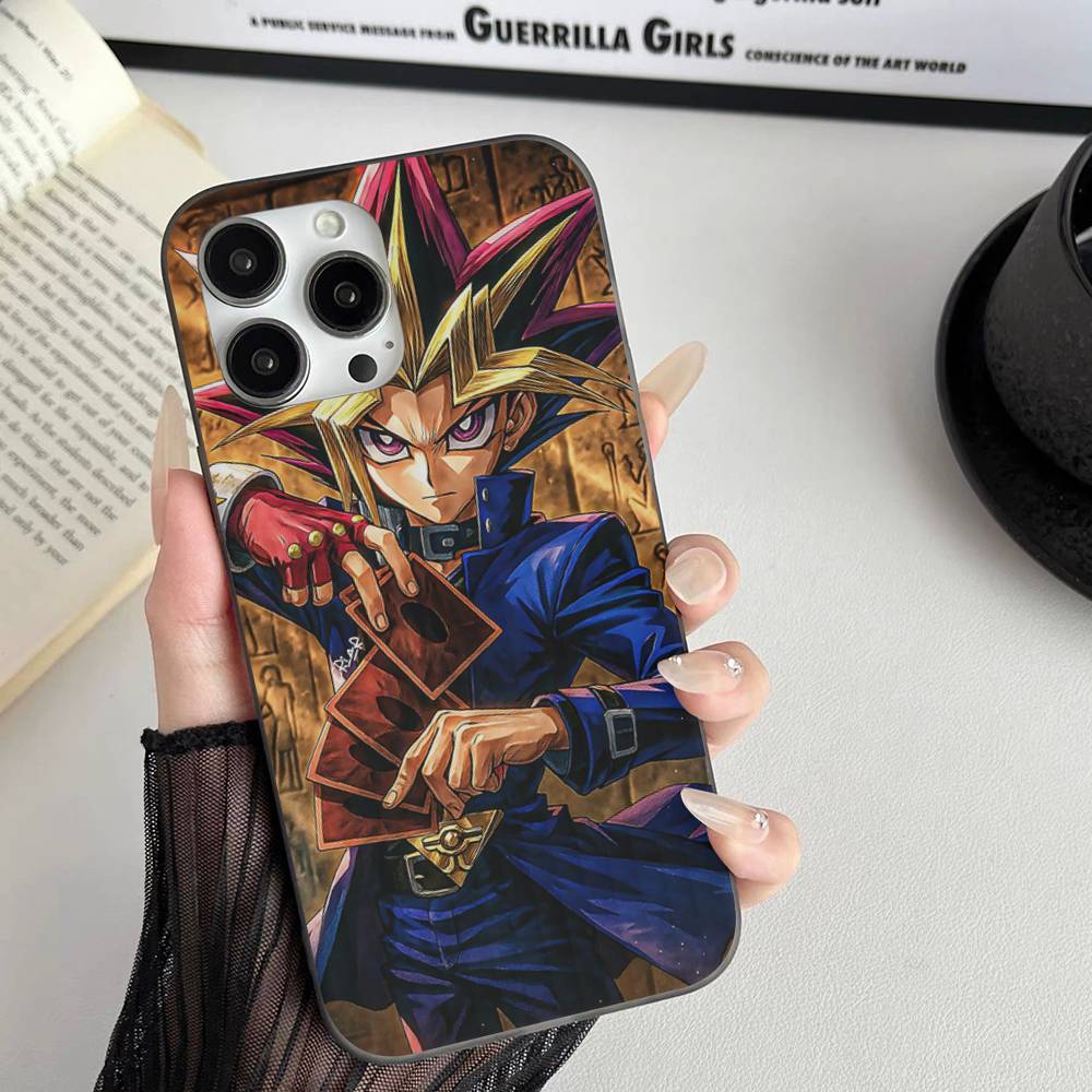 Amine Yu Gi Oh Classic Soft Corrugated Transparent Phone Case For IPhone 17 15 16 11 12 13 14 Pro Max Plus Pro