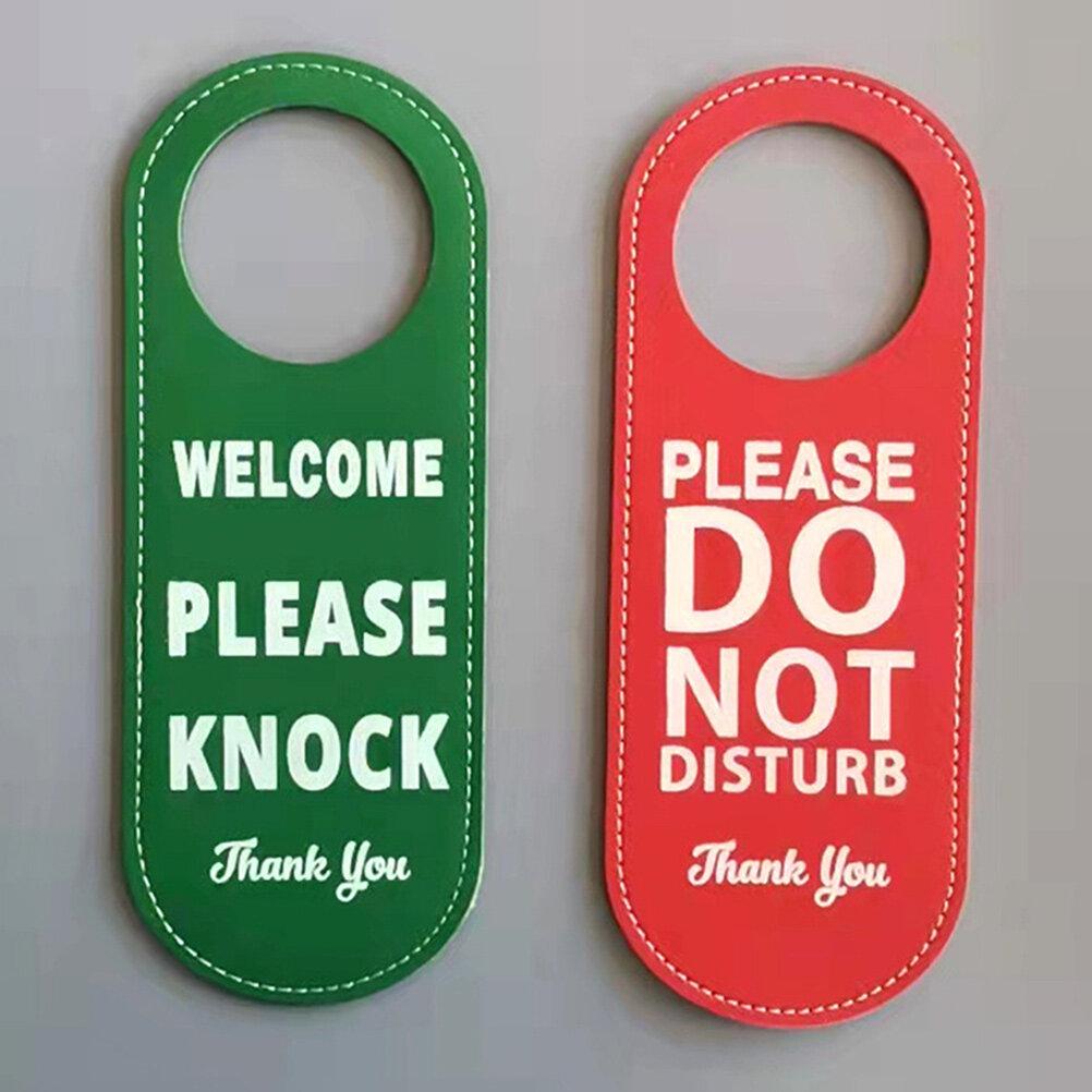 Double Sided Sign Modern Door Plaque Do Not Disturb Office Signage Bedroom Marker Home Decor Conference Room Sign Hotel