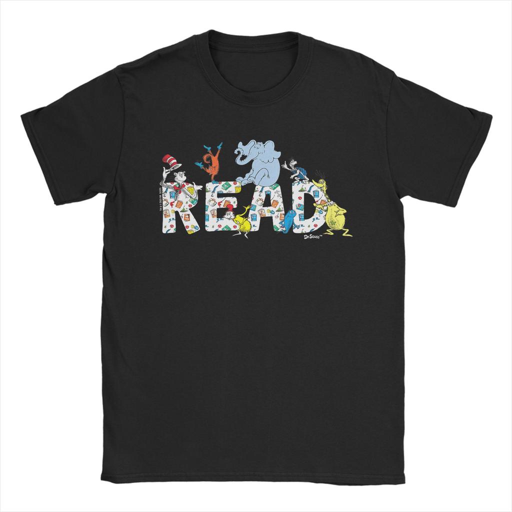 The Hat Ha Unisex T Shirts DrSeuss Amazing Tees Short Sleeve O Neck TShirts Cotton New Arrival Tops