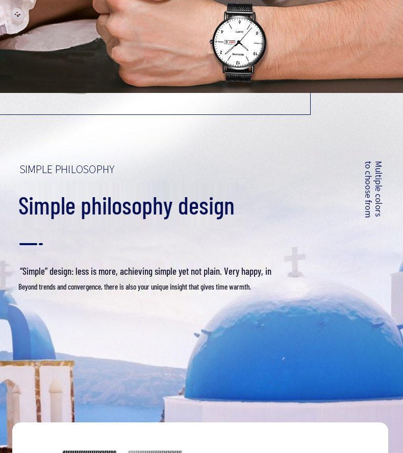 Men's Ultra-Thin Luminous Automatic Watch for Junior High & High School Students: Waterproof & Silent
