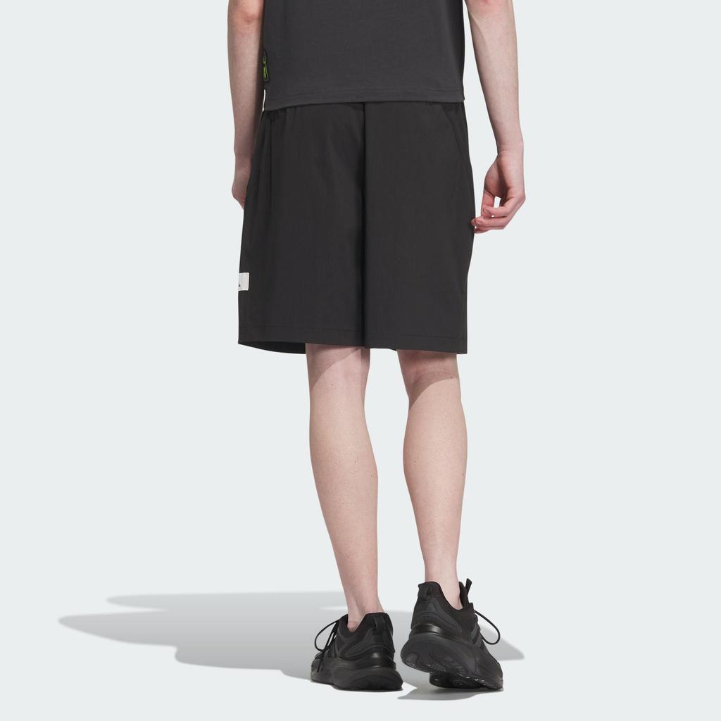 Adidas Sportswear Lounge Half Shorts With Solid Logo Men Bottoms Black IP4956