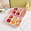 Lunch Box with Lid Five-Compartment Design Convenient Healthy Odorless Food Storage Containers for Snacks And Fruits