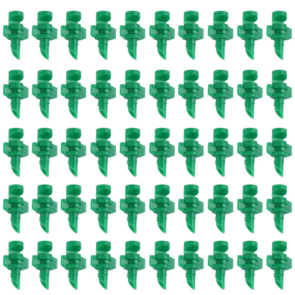 Multicolor Atomizing Micro-Sprinkler Nozzle (Blue 90°, Green 180°, Red 360°) for Lawn & Tree Cooling