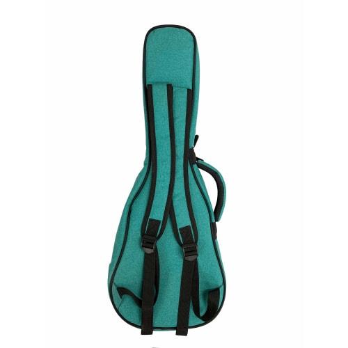 KIWAYA No.32-C/AM Concert Ukulele Soft Case (Durable and Lightweight Aquamarine with Shoulder Strap)