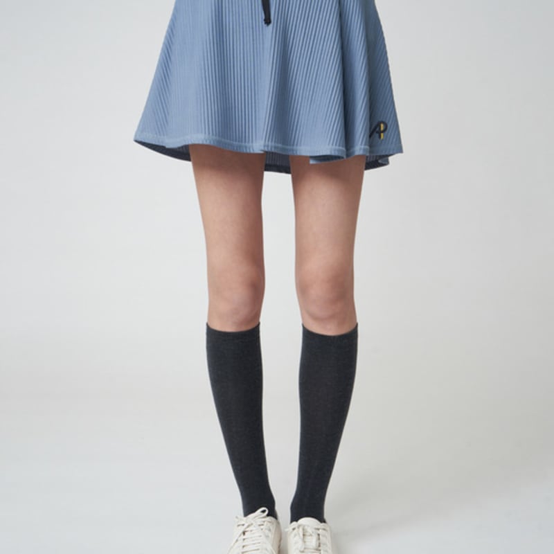 ATHPLATFORM AW42AS08 Wool Blend Knee Socks_Charcoal
