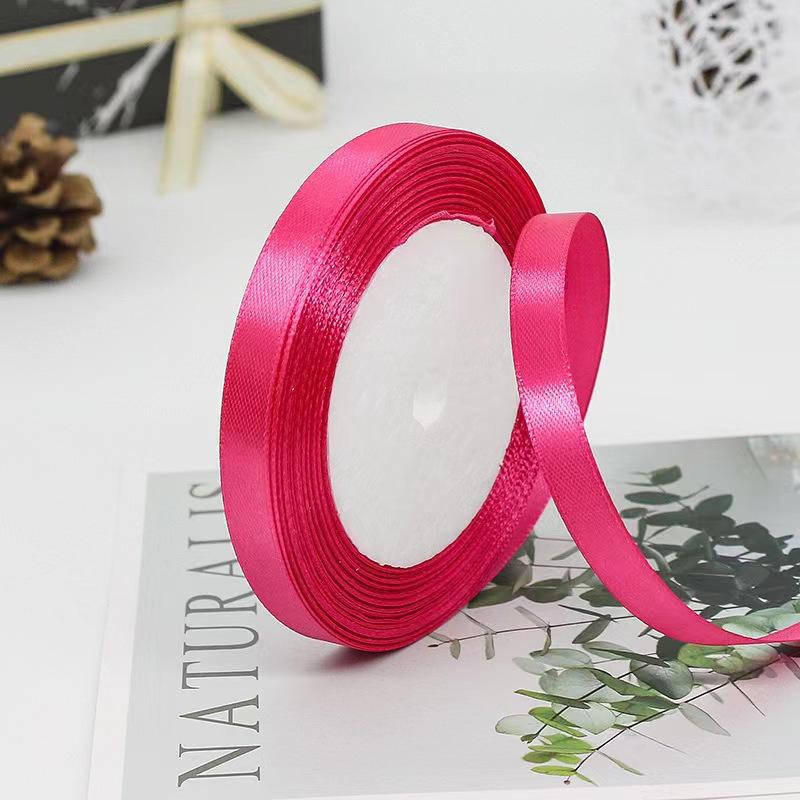 1Cm Ribbon Gift Wrapping Ribbon Cake Baking Ribbon Wedding Bow Accessories Ribbon