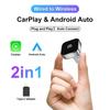 2026 NEW CarPlay Android Auto Wireless Adapter Plug And Play Universal Car Play For VW Toyota Nissan Honda Ford Benz Wired CP/AA