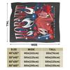 Super Warm Blanket Airplane Travel Hollow Knight Silksong Throw Blanket Flannel Bedspread For Couch Chair Pattern Sofa Bed Cover