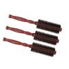 3pcs Roll Hairbrush Round High Temperature Resistant Static Free Vertical Texture Medium Size Bristle Hair Brush for