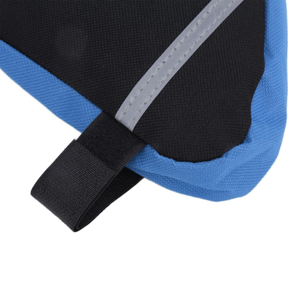 Quick Installation Bike Bag 600D Nylon Fabric Triangle Bicycle Bag  Folding Bike Use