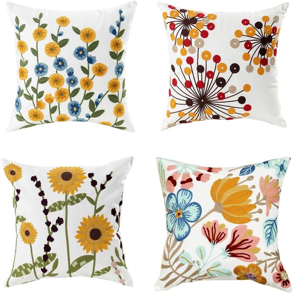 Colorful and Exotic - Patterned Pillow Covers, Vivid Bohemian VibesLiving Room Sofa Cushion Cover, Bedroom Room Decoration