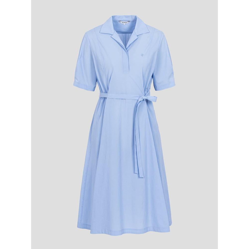 Binpolleidiseu Nylon Blend Short Sleeve Dress Sky Blue (Bf5471C05Q)